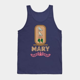 MARY-American names in hieroglyphic letters,  a Khartouch Tank Top